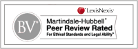 LexisNexis Martindale Hubbell Peer Review Ratings for ethical standards and legal ability